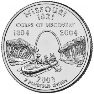 2003 50 State Quarters Coin Missouri Uncirculated Reverse