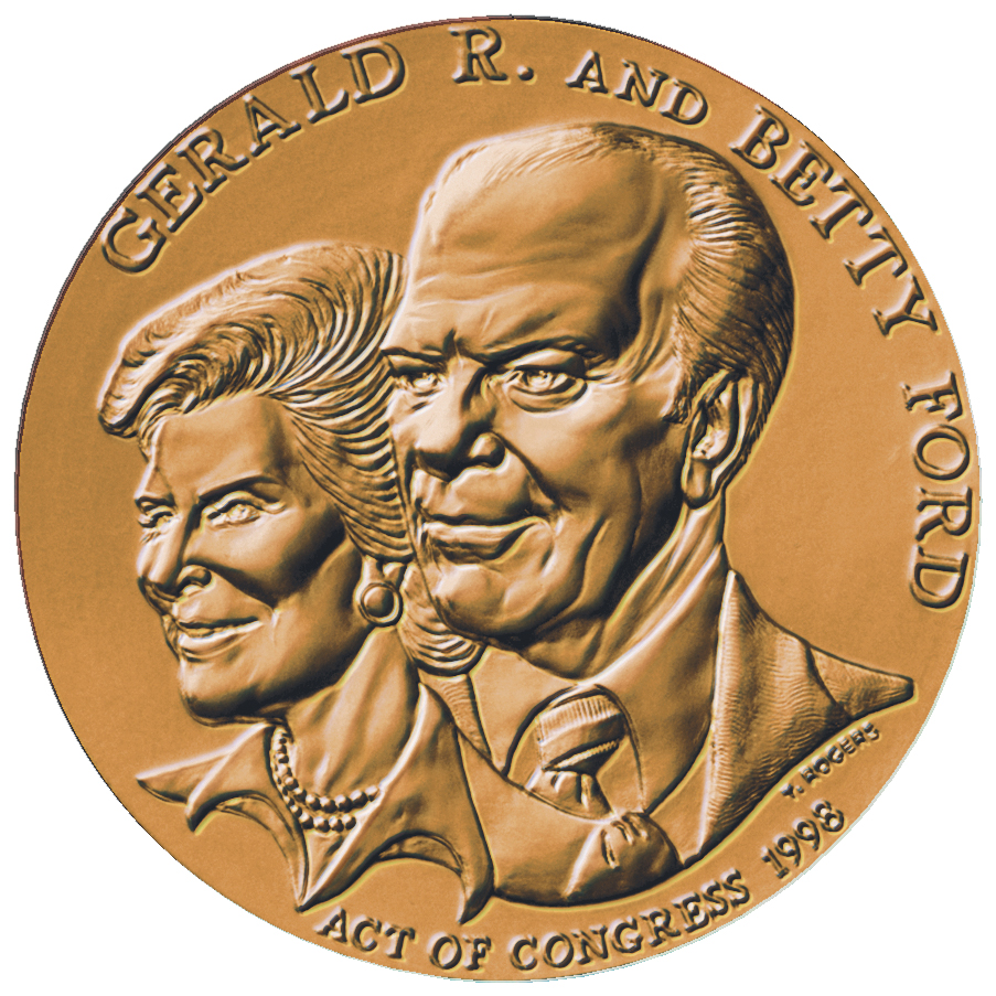 1998 Gerald And Betty Ford Bronze Medal Obverse