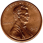 1943 copper penny