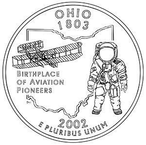 ohio 50 state quarter obverse