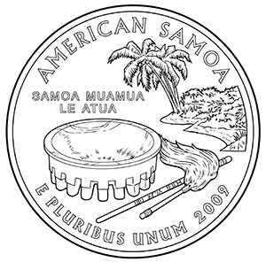 american samoa quarter obverse