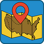 Map Mania kids game icon