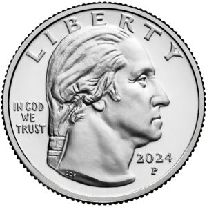 2024 American Women Quarters Coin Uncirculated Obverse Philadelphia