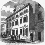 drawing of first San Francisco Mint building